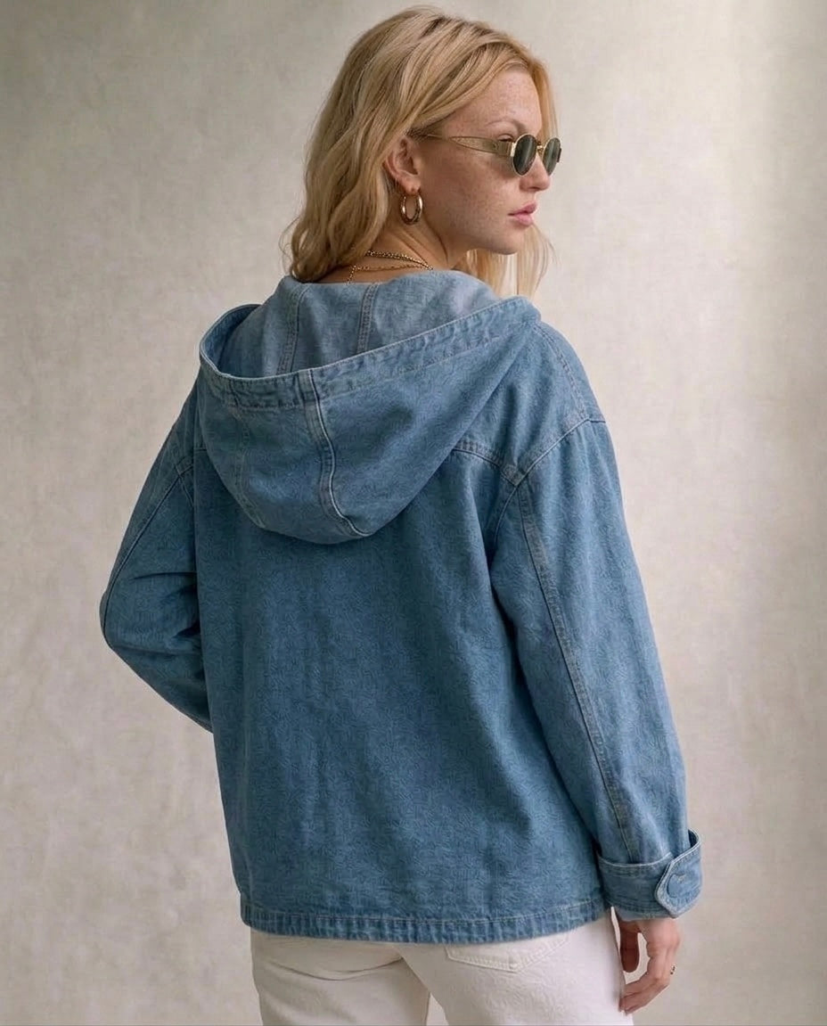 Chaqueta denim capucha (PRE-VENTA)