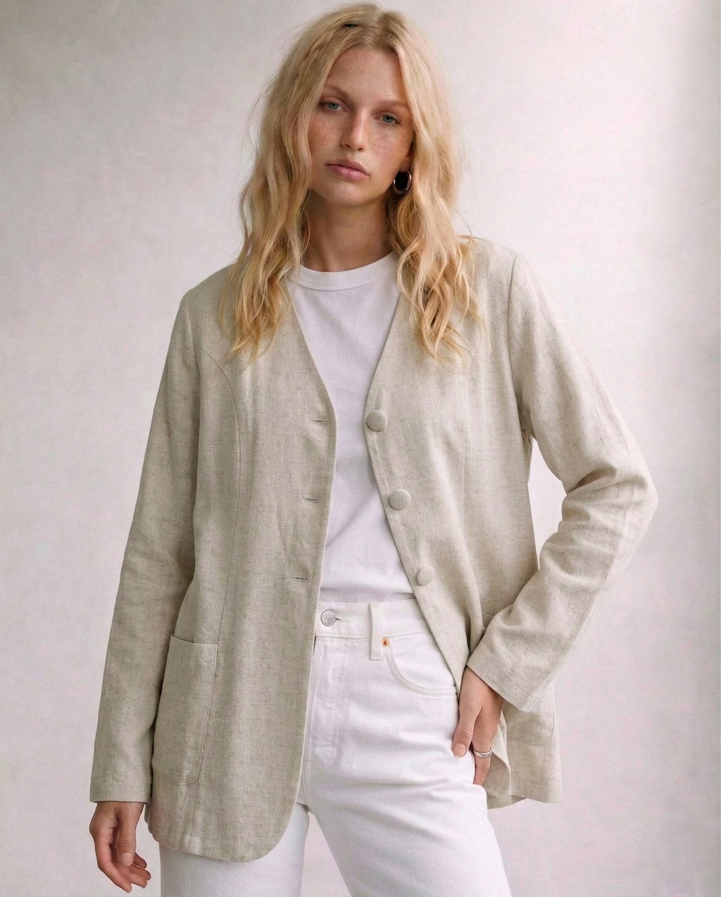 Blazer de linho