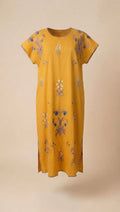 Kaftán vestido Mostaza
