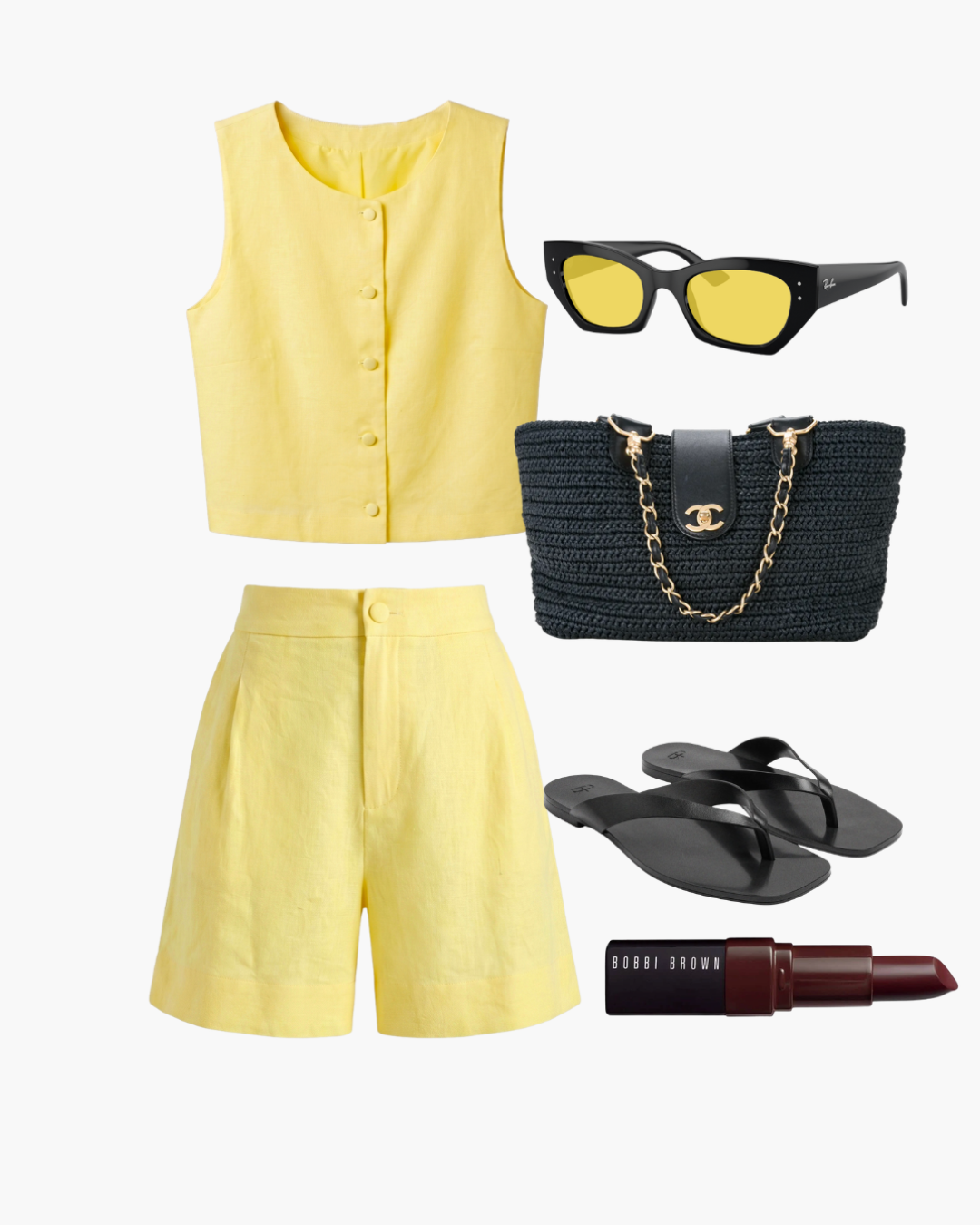 Set Capri amarillo