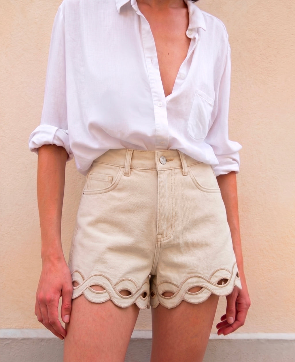 Short trenzado