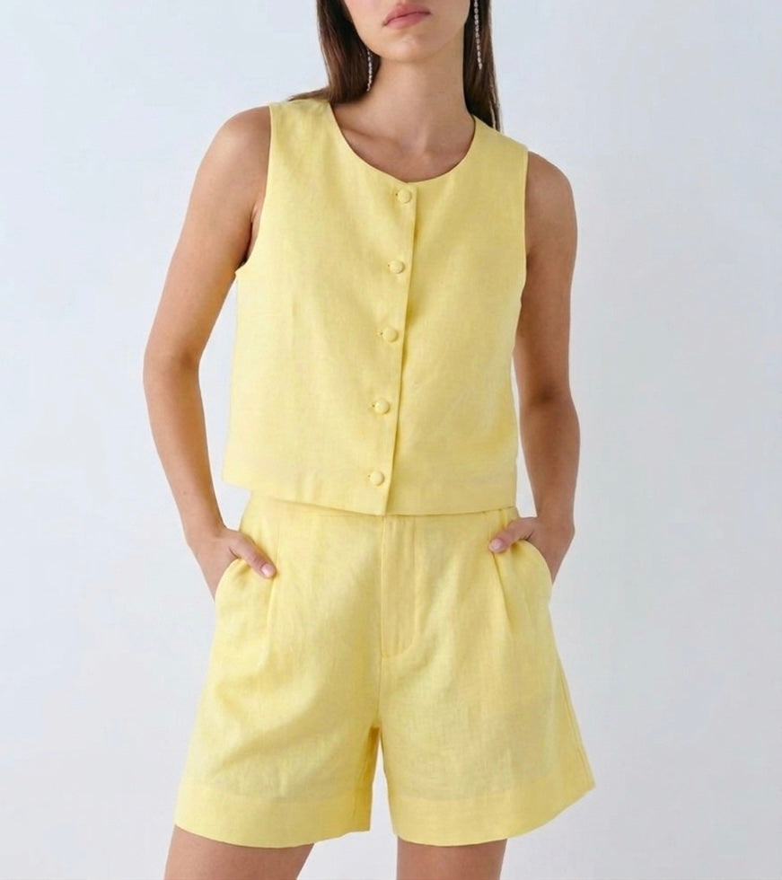 Set Capri amarillo