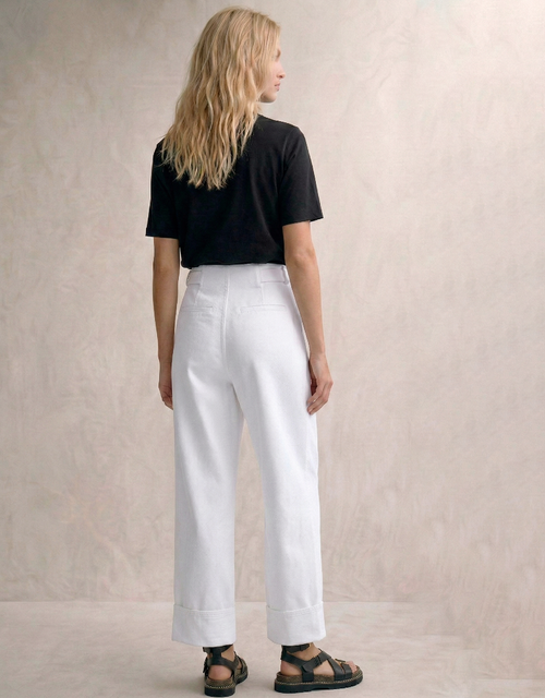 Jeans Blancos tiro alto (PRE-VENTA)