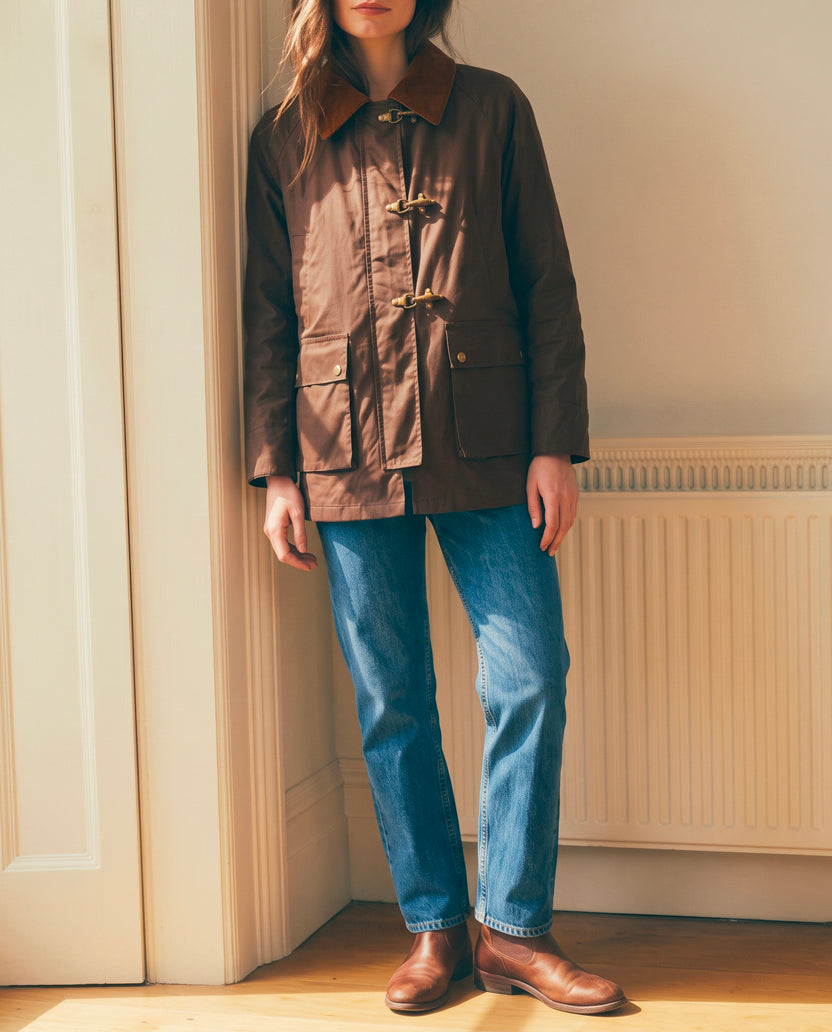 Parka algodón cuello pana (PRE-ORDER)