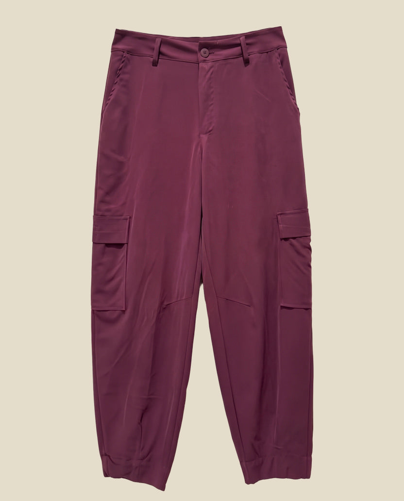 Pantalón city burgundy