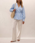 Camisa estructurada pinzas