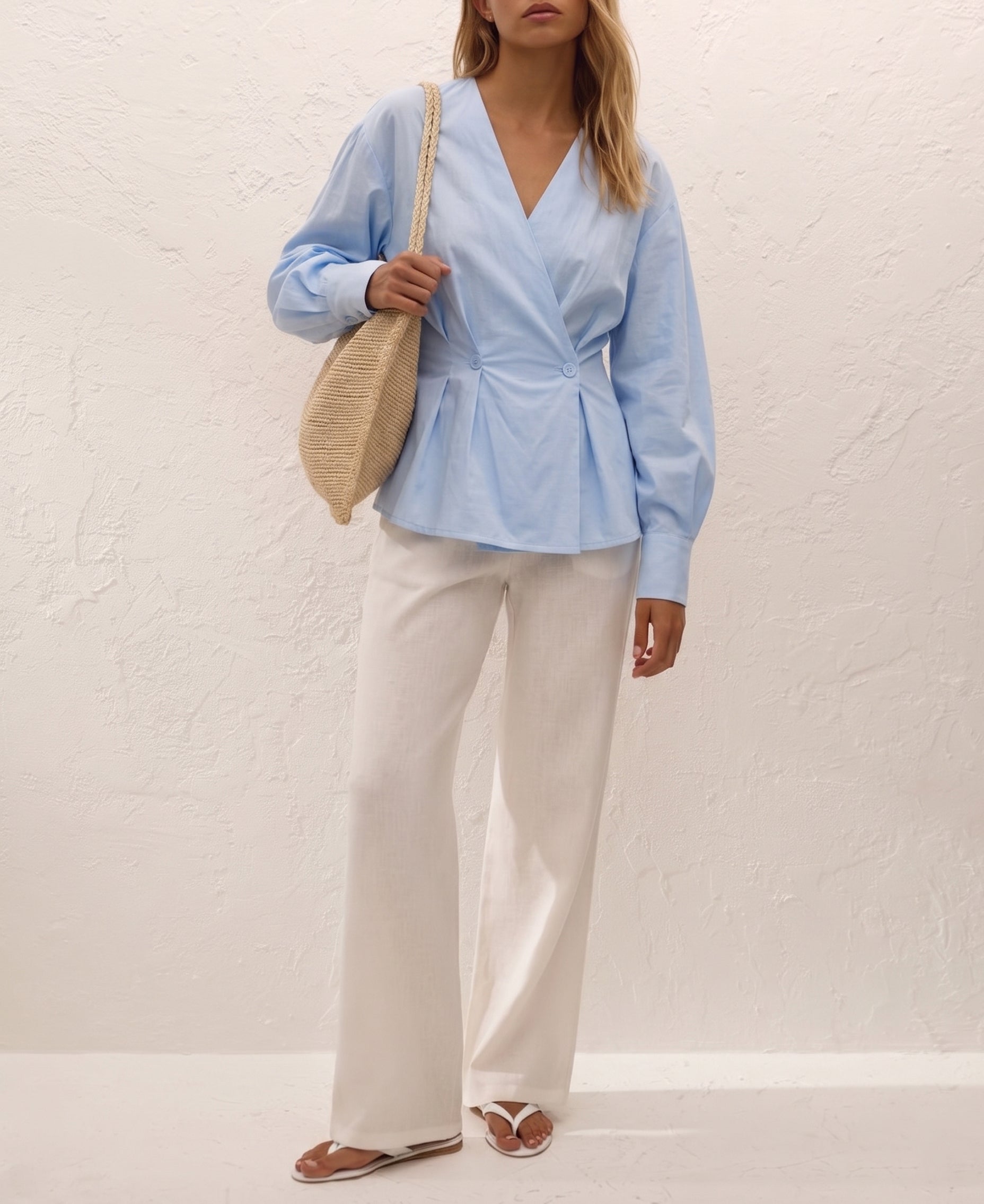 Camisa estructurada pinzas