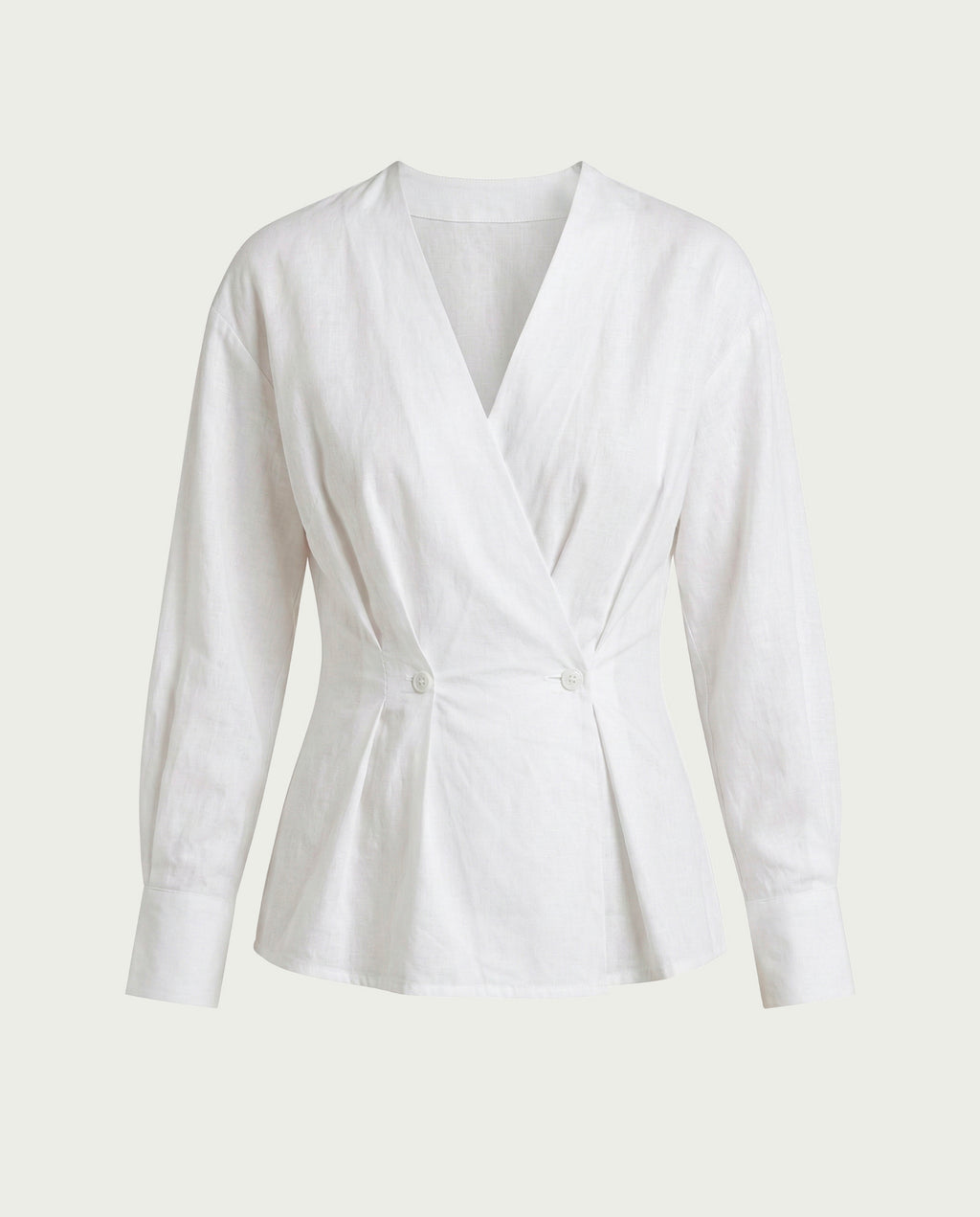 Camisa estruturada com pinças