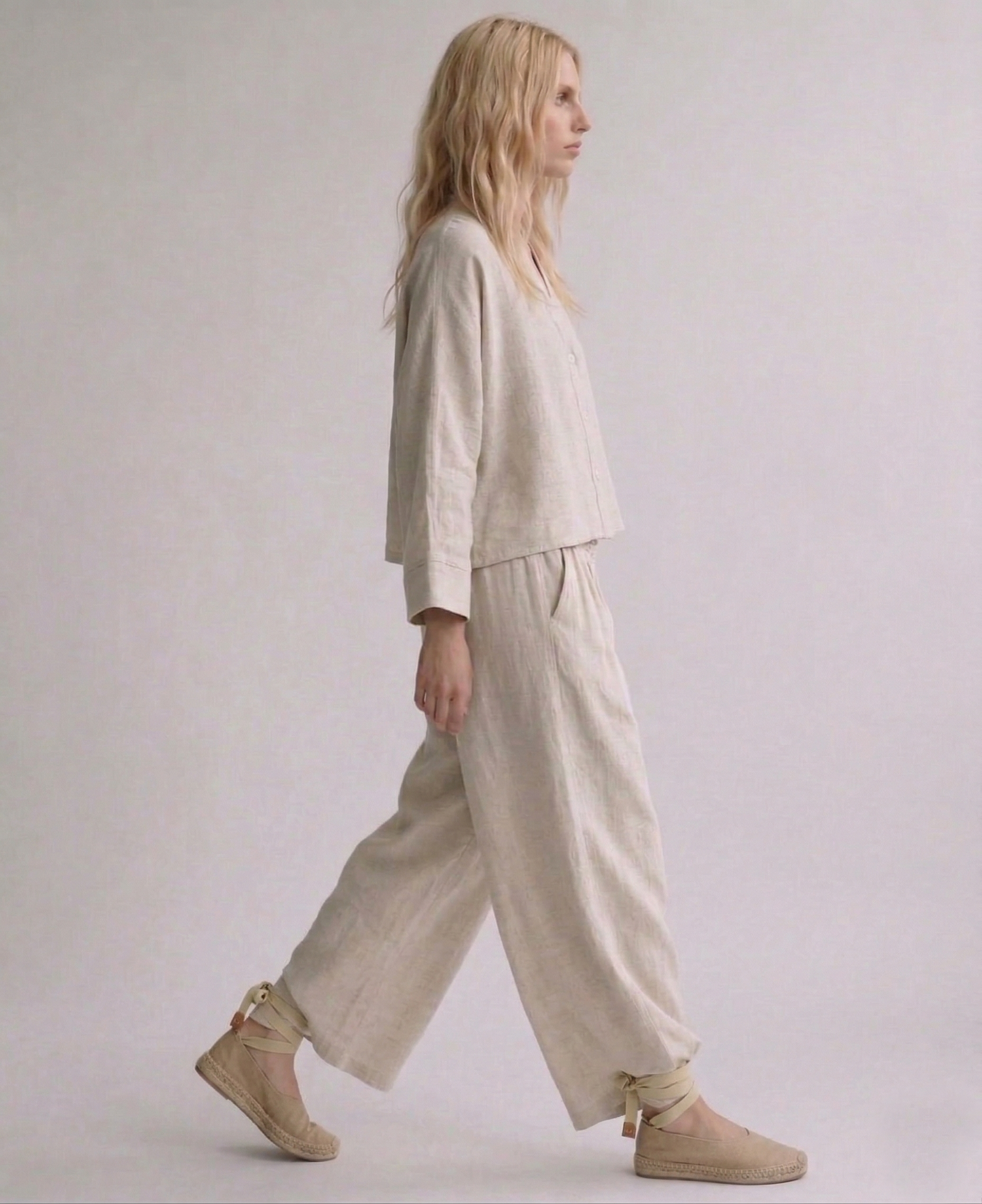 Pantalón lino arena (PRE-VENTA)