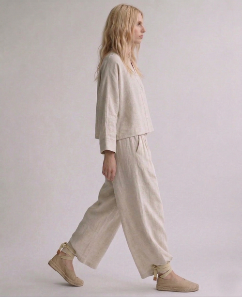 Pantalón lino arena (PRE-VENTA)