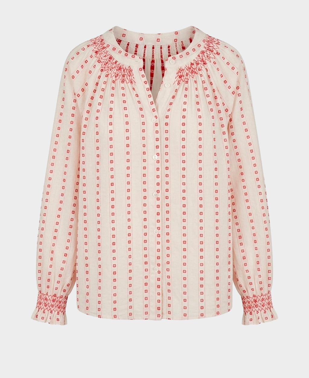 Camisa Bordado Frunces