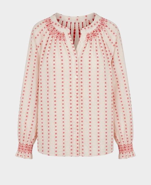 Camisa Bordado Frunces