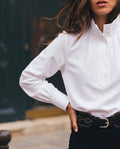 Camisa chimenea blanca