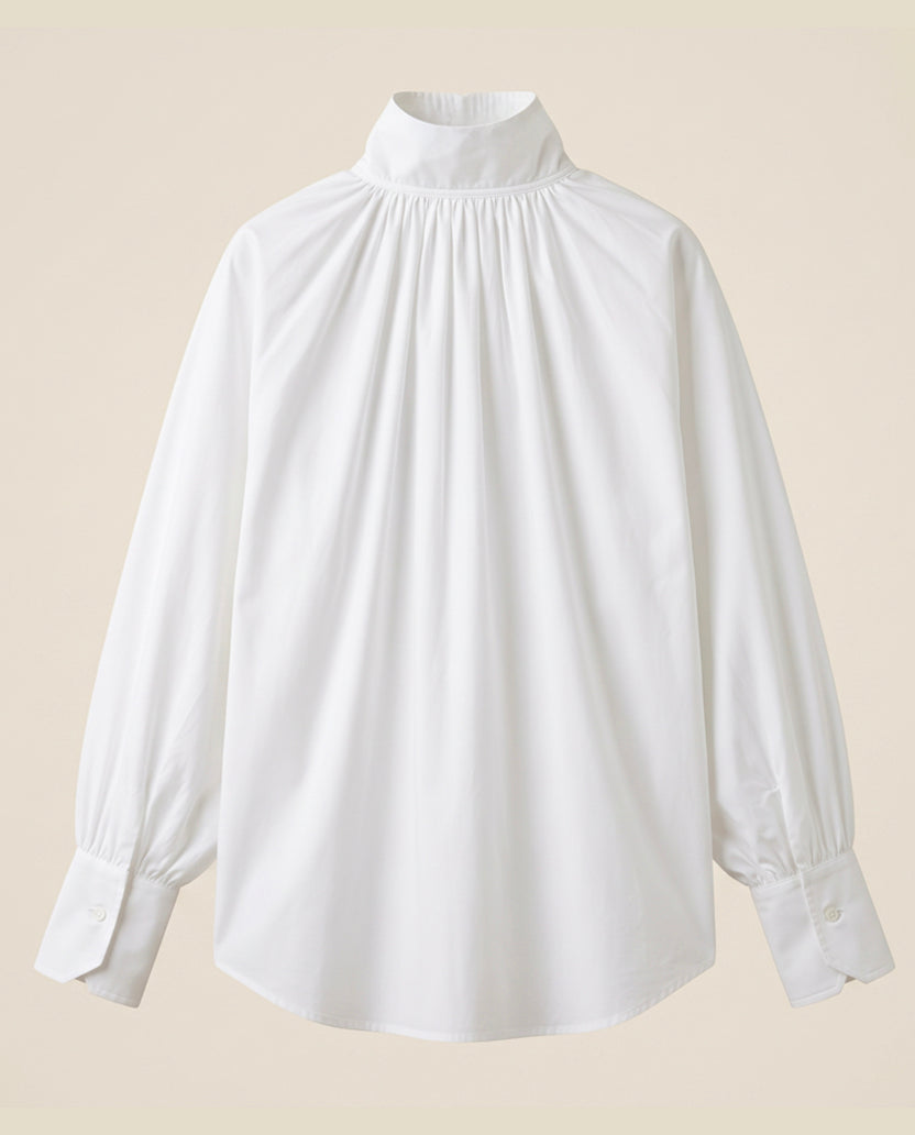 Camisa chimenea blanca