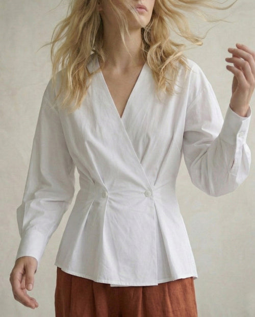 Camisa estructurada pinzas (PRE-VENTA)