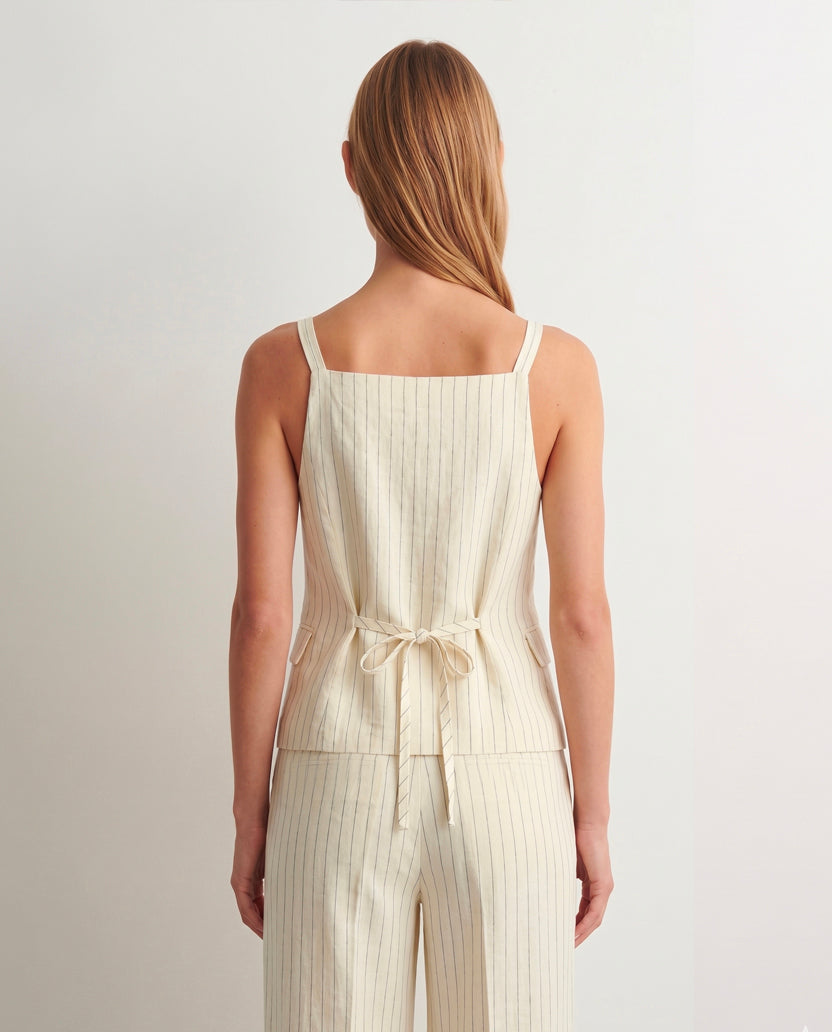 Chaleco traje Efecto Lino (PRE-ORDER)