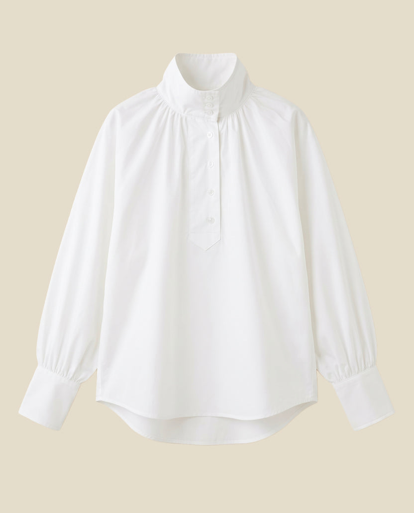 Camisa chimenea blanca