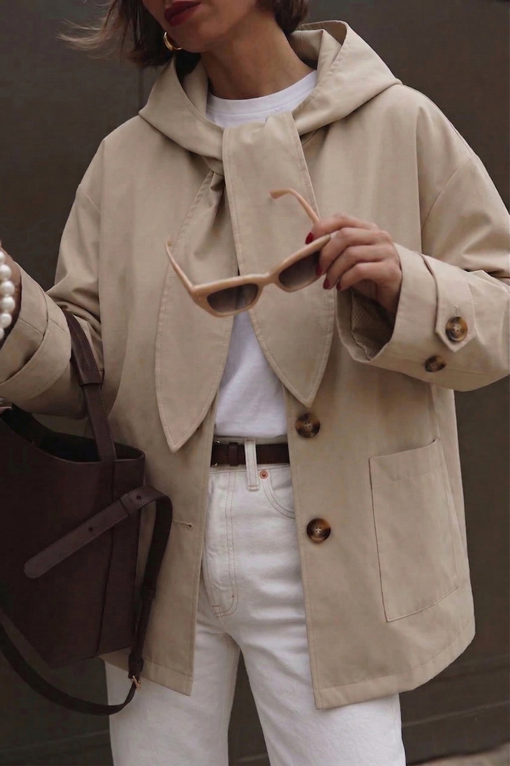Gabardine Laço