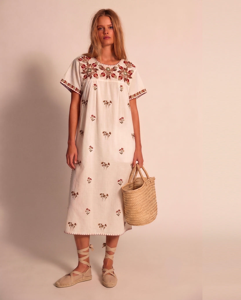 Kaftán vestido Flores