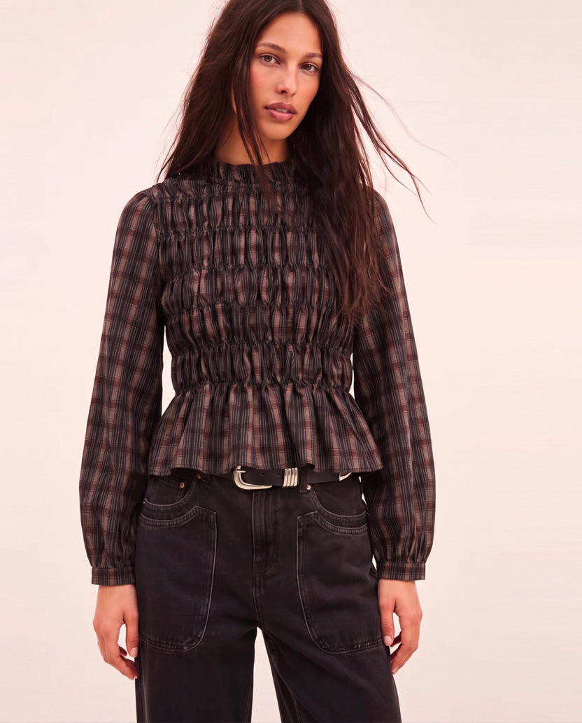 Camisa nido de abeja
