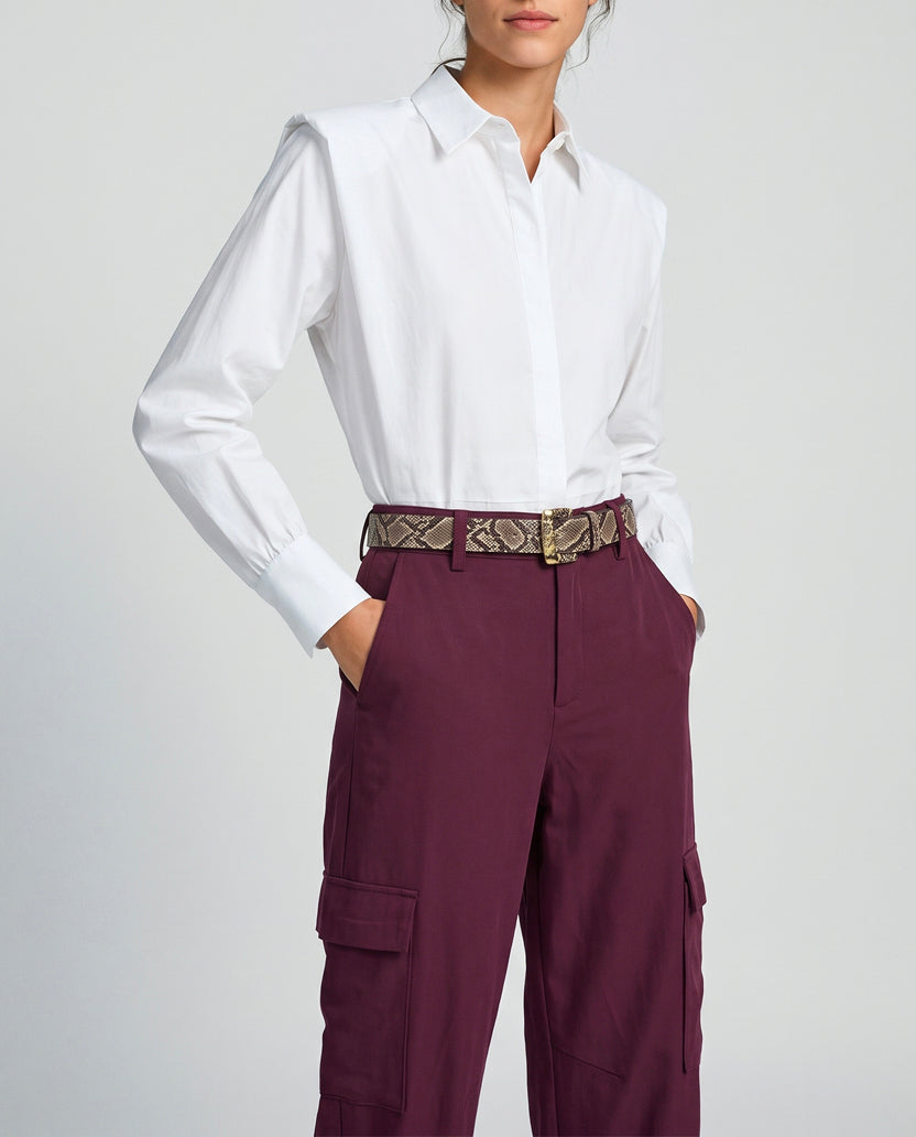 Pantalón city burgundy