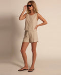 Capri Linen Beige mujer – conjunto completo