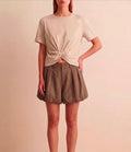 Shorts bombachos – look boho verano