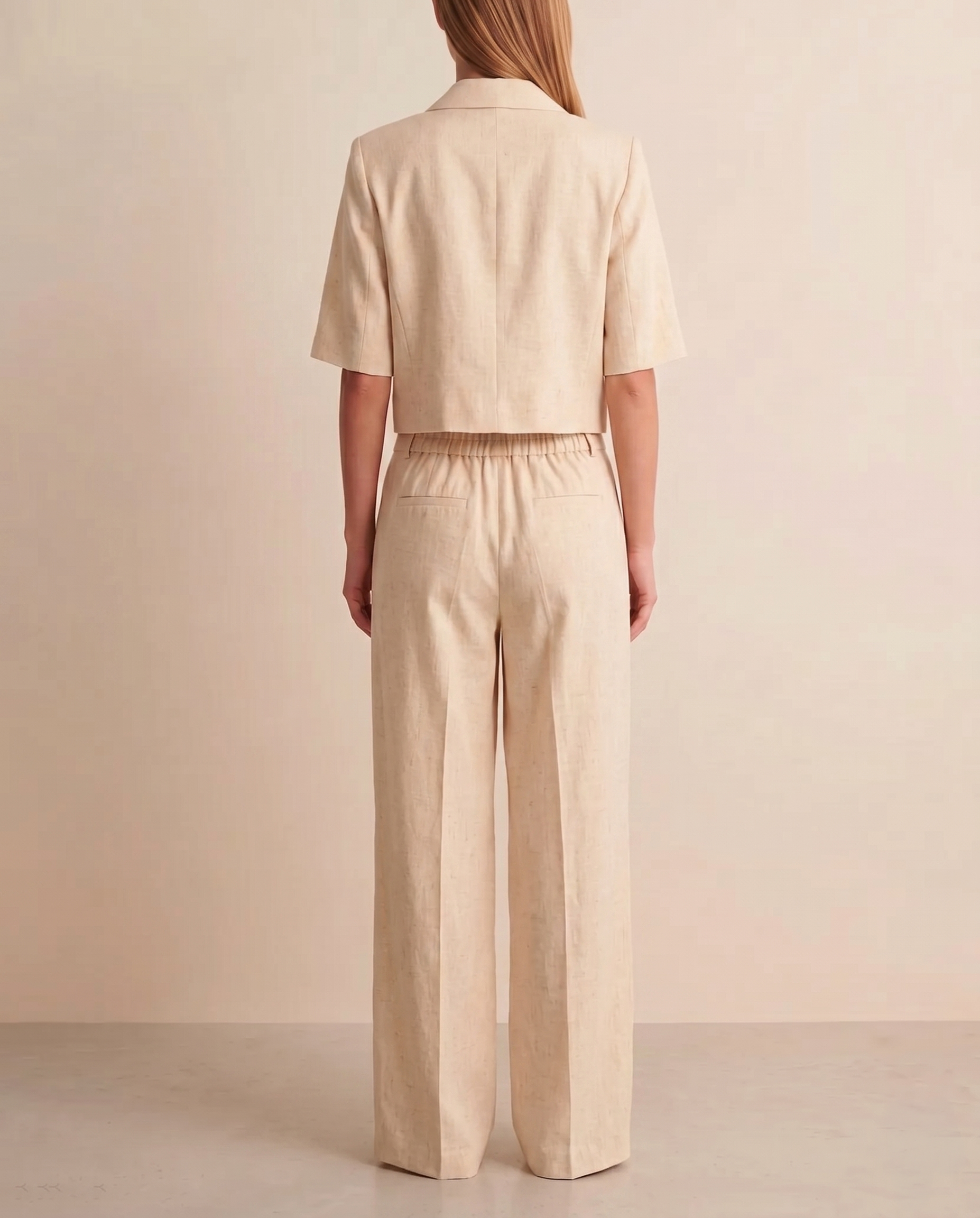 Pantalón lino pinzas (PRE-ORDER)