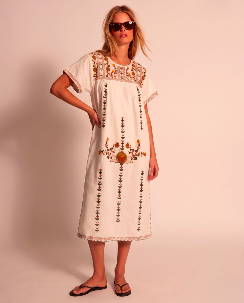 Kaftan vestido Bordado Milos